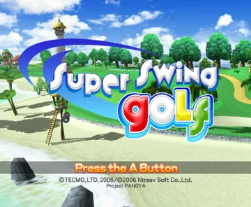 Super Swing Golf screen shot title